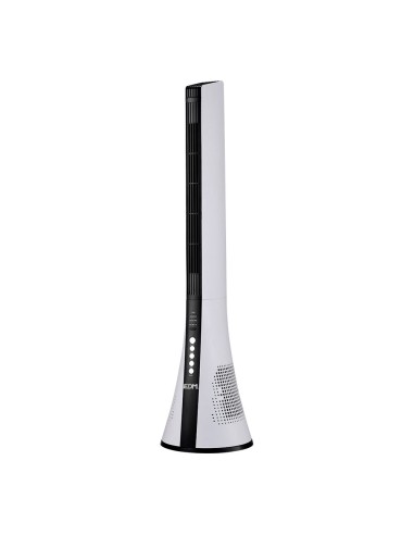 Ventilador de torre potencia: 50w con mando a distancia blanco 28,5x27,8x110,8cm edm